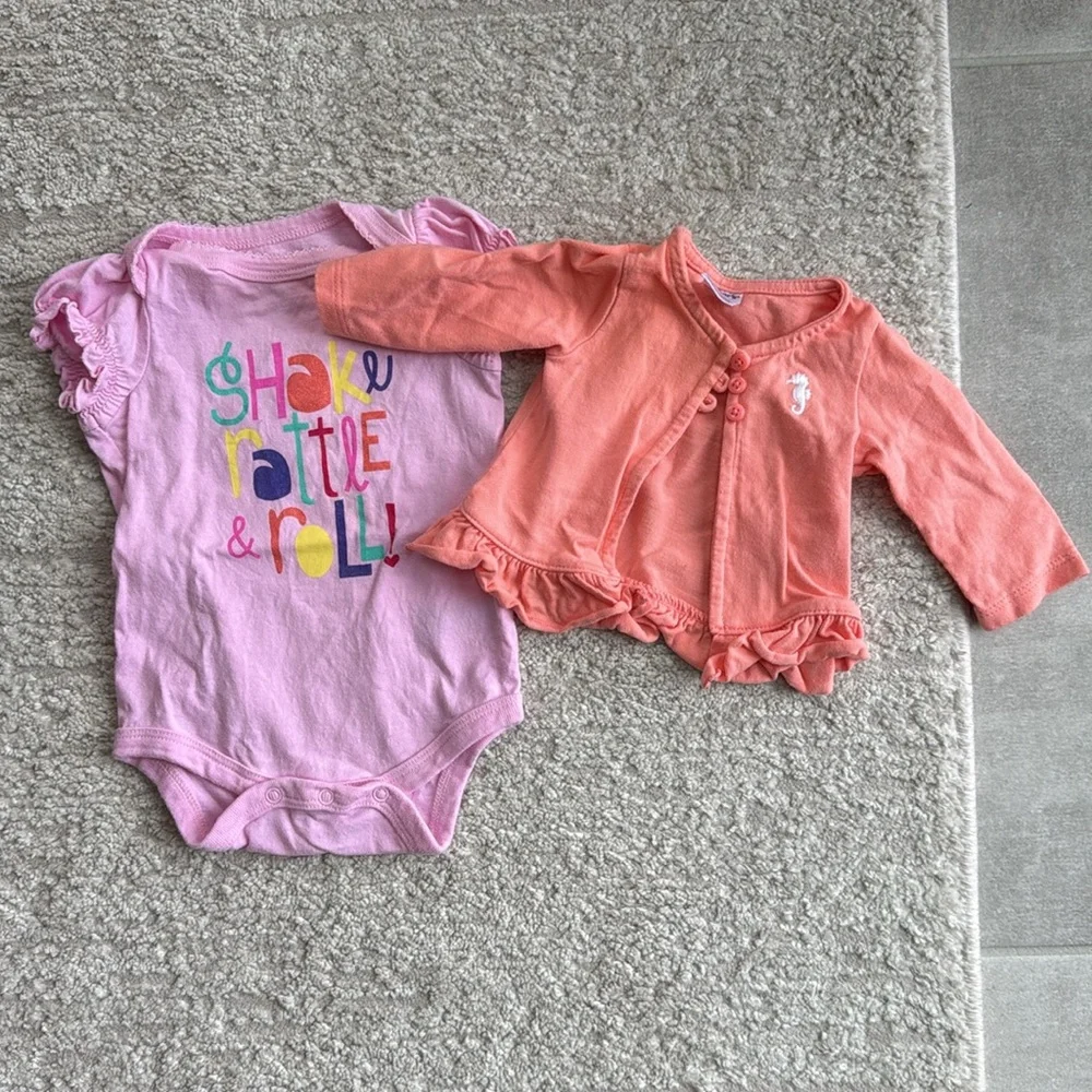 16 Piece Girl's NEWBORN Carter's, Koala Baby Mix & Match Tops & Bottoms